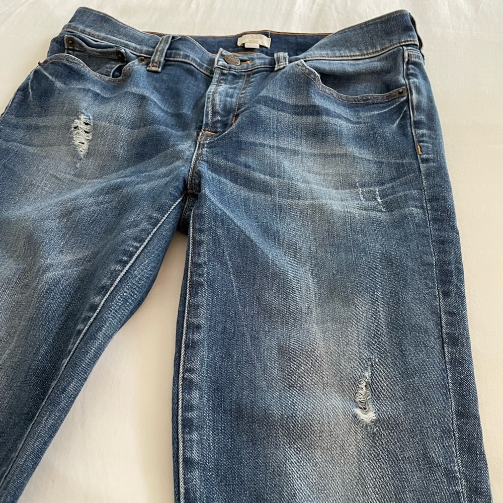 Jcrew blue washed jeans
